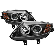 Load image into Gallery viewer, Spyder Projector Headlights BMW Z4 (2003-2008) with LED Halo and Black or Chrome Housing - Halogen Model - Black Alternate Image