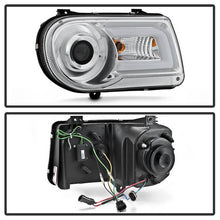 Load image into Gallery viewer, 336.66 Spyder Projector Headlights Chrysler 300C (2005-2010) LED DRL / LED Halo - Black or Chrome or Smoke - Redline360 Alternate Image