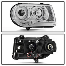 Load image into Gallery viewer, 336.66 Spyder Projector Headlights Chrysler 300C (2005-2010) LED DRL / LED Halo - Black or Chrome or Smoke - Redline360 Alternate Image