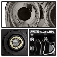 Load image into Gallery viewer, 225.88 Spyder Projector Headlights Chrysler 300 (2005-2008) w/ LED Halo - Black / Chrome / Smoke - Redline360 Alternate Image