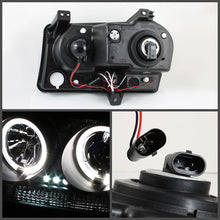 Load image into Gallery viewer, Spyder Projector Headlights Chrysler 300 (2009-2010) w/ LED Halo - Black - Default Title Alternate Image