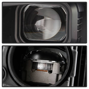 580.68 Spyder Projector Headlights Chevy Camaro (2016-2018) w/ Sequential Turn Signal - Halogen / HID - Black / Chrome - Redline360