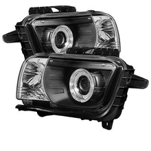 Load image into Gallery viewer, 330.28 Spyder Projector Headlights Chevy Camaro (2010-2013) w/ Dual Halo - LED Halo - Black - Redline360 Alternate Image