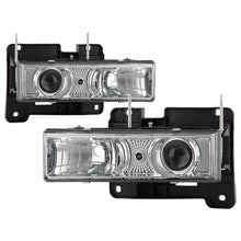 Load image into Gallery viewer, 185.28 Spyder Projector Headlights Chevy C/K Series 1500/2500/3500 (1988-1999)  Tahoe (1995-1999) Silverado/Suburban (1988-1998) - Black / Chrome - Redline360 Alternate Image