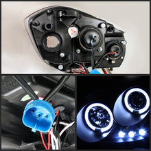 Load image into Gallery viewer, Spyder Projector Headlights Cobalt (05-10) G5 (07-09) Pursuit (05-06) w/ LED Halo - Black / Smoke - Black Alternate Image