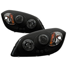 Load image into Gallery viewer, Spyder Projector Headlights Cobalt (05-10) G5 (07-09) Pursuit (05-06) w/ LED Halo - Black / Smoke - Black Smoke Alternate Image