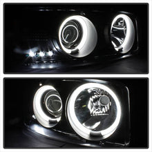 Load image into Gallery viewer, Spyder Projector Headlights GMC Sierra 1500/2500/3500 (99-06) Denali (02-07) w/ - CCFL Halo / LED Halo / Light Bar DRL - with CCFL Halo - Black Alternate Image