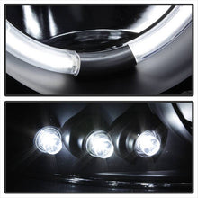 Load image into Gallery viewer, Spyder Projector Headlights GMC Sierra 1500/2500/3500 (99-06) Denali (02-07) w/ - CCFL Halo / LED Halo / Light Bar DRL - with CCFL Halo - Black Alternate Image