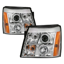 Load image into Gallery viewer, Spyder Projector Headlights Cadillac Escalade (2002-2003) w/ LED Halo - Halogen / Xenon/HID Model Only - Halogen Model - Black Alternate Image