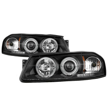 Load image into Gallery viewer, 218.34 Spyder Projector Headlights Chevy Impala (2000-2005) w/ LED Halo - Black - Redline360 Alternate Image