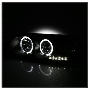 218.34 Spyder Projector Headlights Chevy Impala (2000-2005) w/ LED Halo - Black - Redline360