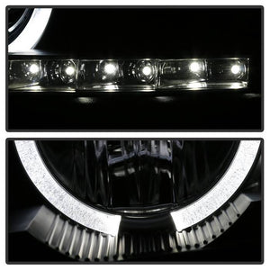 218.34 Spyder Projector Headlights Chevy Impala (2000-2005) w/ LED Halo - Black - Redline360