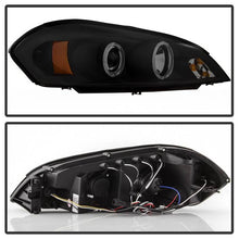 Load image into Gallery viewer, Spyder Projector Headlights Chevy Impala (2006-2013) Monte Carlo (2006-2007) with - LED Halo / Light Bar - with LED Halo - Black Alternate Image