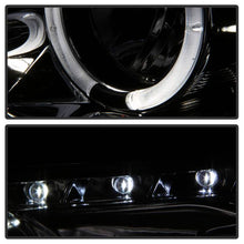Load image into Gallery viewer, Spyder Projector Headlights Chevy Impala (2006-2013) Monte Carlo (2006-2007) with - LED Halo / Light Bar - with LED Halo - Black Alternate Image