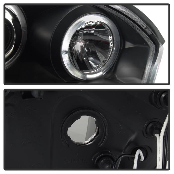 Spyder Projector Headlights Chevy Malibu (2004-2007) W/ LED Halo - Bla ...