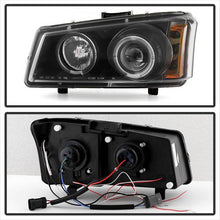 Load image into Gallery viewer, 224.72 Spyder Projector Headlights Chevy Silverado 1500/2500/3500 / 2500HD (2003-2006) w/ - LED Halo / CCFL Halo - Redline360 Alternate Image