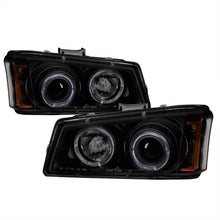 Load image into Gallery viewer, 224.72 Spyder Projector Headlights Chevy Silverado 1500/2500/3500 / 2500HD (2003-2006) w/ - LED Halo / CCFL Halo - Redline360 Alternate Image