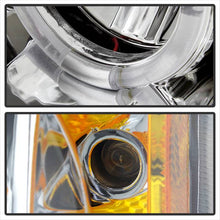 Load image into Gallery viewer, Spyder Projector Headlights Chevy Silverado 1500HD (2003-2007) Avalanche (2002-2006) w/ - LED Halo / CCFL Halo - with LED Halo - Black Alternate Image