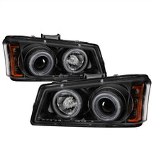 Load image into Gallery viewer, 224.72 Spyder Projector Headlights Chevy Silverado 1500/2500/3500 / 2500HD (2003-2006) w/ - LED Halo / CCFL Halo - Redline360 Alternate Image