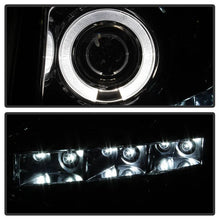 Load image into Gallery viewer, Spyder Projector Headlights Chevy Silverado 1500 (2007-2013) 2500HD/3500HD (2007-2014) - Version 1 / Version 2 / Version 3 - Version 1 - CCFL Halo - Black Alternate Image
