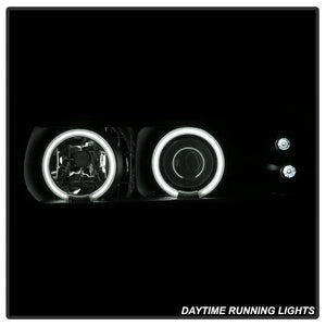 250.82 Spyder Projector Headlights Chevy Suburban 1500/2500 / Tahoe (2000-2006) with - CCFL Halo / LED Halo - Redline360