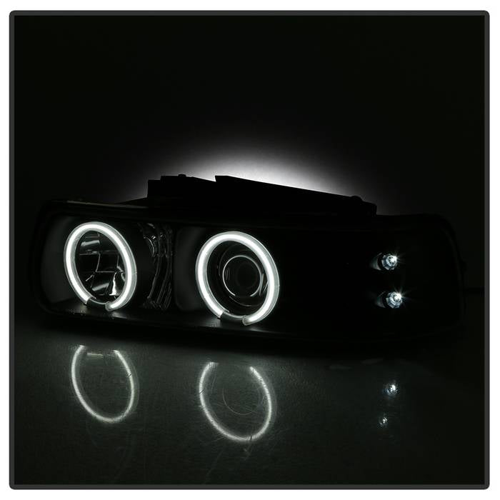 Spyder Projector Headlights Chevy Silverado 1500/2500 (1999-2002) 3500 ...