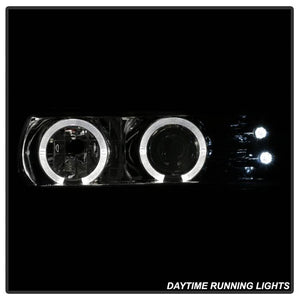 250.82 Spyder Projector Headlights Chevy Suburban 1500/2500 / Tahoe (2000-2006) with - CCFL Halo / LED Halo - Redline360