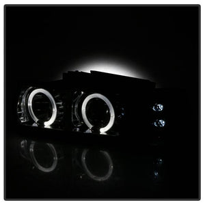 250.82 Spyder Projector Headlights Chevy Suburban 1500/2500 / Tahoe (2000-2006) with - CCFL Halo / LED Halo - Redline360