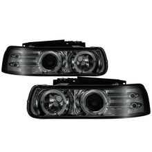 Load image into Gallery viewer, 250.82 Spyder Projector Headlights Chevy Suburban 1500/2500 / Tahoe (2000-2006) with - CCFL Halo / LED Halo - Redline360 Alternate Image