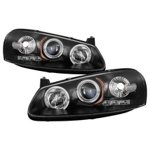 Load image into Gallery viewer, 292.00 Spyder Projector Headlights Chrysler Sebring 4Dr &amp; Convertible (2001-2003) Dodge Stratus 4Dr (2001-2006) with LED Halo - Black - Redline360 Alternate Image