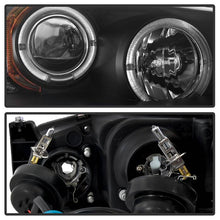 Load image into Gallery viewer, 292.00 Spyder Projector Headlights Chrysler Sebring 4Dr &amp; Convertible (2001-2003) Dodge Stratus 4Dr (2001-2006) with LED Halo - Black - Redline360 Alternate Image