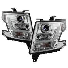 Load image into Gallery viewer, 402.20 Spyder Projector Headlights Chevy Tahoe/Suburban (2015 -2018) w/ DRL LED - Black / Chrome / Smoke - Redline360 Alternate Image