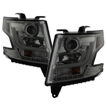 Load image into Gallery viewer, 402.20 Spyder Projector Headlights Chevy Tahoe/Suburban (2015 -2018) w/ DRL LED - Black / Chrome / Smoke - Redline360 Alternate Image