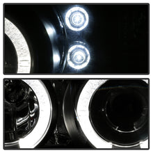 Load image into Gallery viewer, 274.60 Spyder Projector Headlights Dodge Caravan/Grand Caravan (1996-2000) Chrysler Town &amp; Country (1996-1997) Voyager (2000) with LED Halo - Black - Redline360 Alternate Image