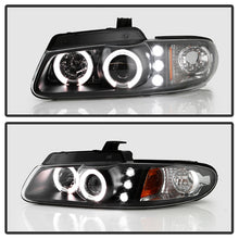 Load image into Gallery viewer, 274.60 Spyder Projector Headlights Dodge Caravan/Grand Caravan (1996-2000) Chrysler Town &amp; Country (1996-1997) Voyager (2000) with LED Halo - Black - Redline360 Alternate Image