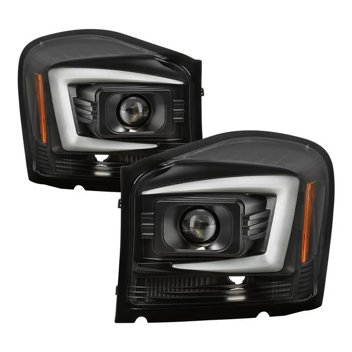 346.52 Spyder Projector Headlights Dodge Durango (2004-2006) - Black / Chrome - Redline360