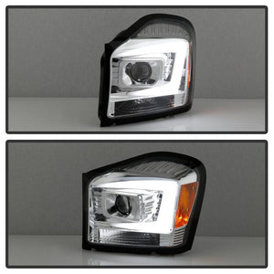 346.52 Spyder Projector Headlights Dodge Durango (2004-2006) - Black / Chrome - Redline360