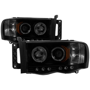 276.92 Spyder Projector Headlights Dodge Ram 1500 (2002-2005) Ram 2500/3500 (2003-2005) with CCFL Halo / LED Halo / Light Bar / Version 2 with Light Bar DRL / with High-Powered LED Module - Redline360