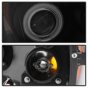 314.62 Spyder Projector Headlights Dodge Ram 1500 (2006-2008) / 2500/3500 (2006-2009) with - CCFL Halo / LED Halo / Version 2 with Light Bar DRL - Redline360