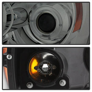 314.62 Spyder Projector Headlights Dodge Ram 1500 (2006-2008) / 2500/3500 (2006-2009) with - CCFL Halo / LED Halo / Version 2 with Light Bar DRL - Redline360
