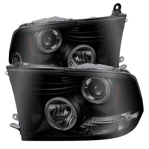Black Fits 2009-2018 Dodge Ram 1500 2010-2019 Ram 2500 3500 Headlights  Lamps