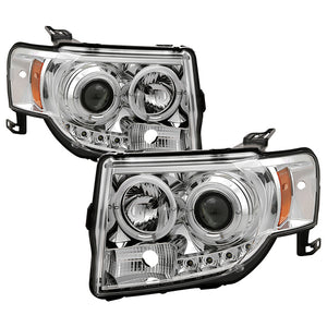 Spyder Projector Headlights Ford Escape (2008-2012) Halogen Model Only ...