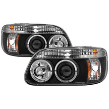 Load image into Gallery viewer, 250.82 Spyder Projector Headlights Ford Explorer (1995-2001) 1PC with LED Halo - Black / Chrome - Redline360 Alternate Image