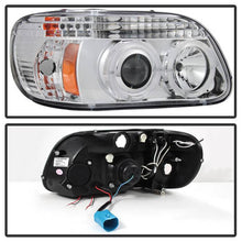 Load image into Gallery viewer, 250.82 Spyder Projector Headlights Ford Explorer (1995-2001) 1PC with LED Halo - Black / Chrome - Redline360 Alternate Image