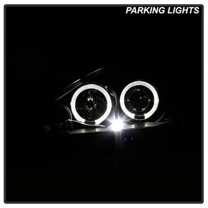 258.94 Spyder Projector Headlights Ford Focus (2000-2004) with - DRL / LED Halo - Redline360