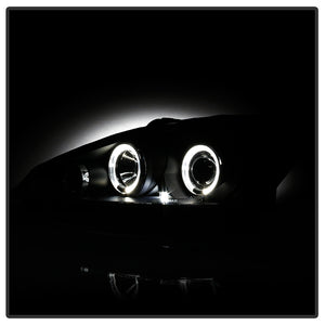 258.94 Spyder Projector Headlights Ford Focus (2000-2004) with - DRL / LED Halo - Redline360