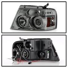 Load image into Gallery viewer, Spyder Projector Headlights Ford F150 (2004-2008) Version 2 with CCFL Halo / LED Halo - Version 2 with CCFL Halo - Black Alternate Image