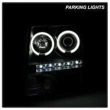 Load image into Gallery viewer, Spyder Projector Headlights Ford F150 (2009-2014) Halogen Model with - CCFL Halo / LED Halo / Light Bar DRL / Switch Back Turn Signal Light Bar - with CCFL Halo - Black Alternate Image
