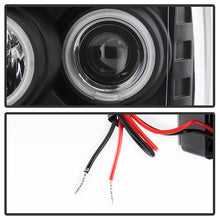 Load image into Gallery viewer, Spyder Projector Headlights Ford F150 (2009-2014) Halogen Model with - CCFL Halo / LED Halo / Light Bar DRL / Switch Back Turn Signal Light Bar - with CCFL Halo - Black Alternate Image