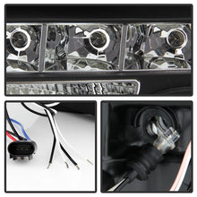 Load image into Gallery viewer, Spyder Projector Headlights Ford F150 (2009-2014) Halogen Model with - CCFL Halo / LED Halo / Light Bar DRL / Switch Back Turn Signal Light Bar - with CCFL Halo - Black Alternate Image